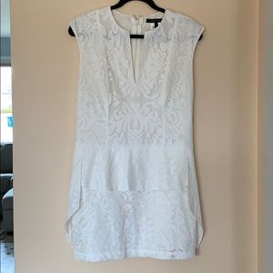 White/Off-White BCBGMaxAzria Dress